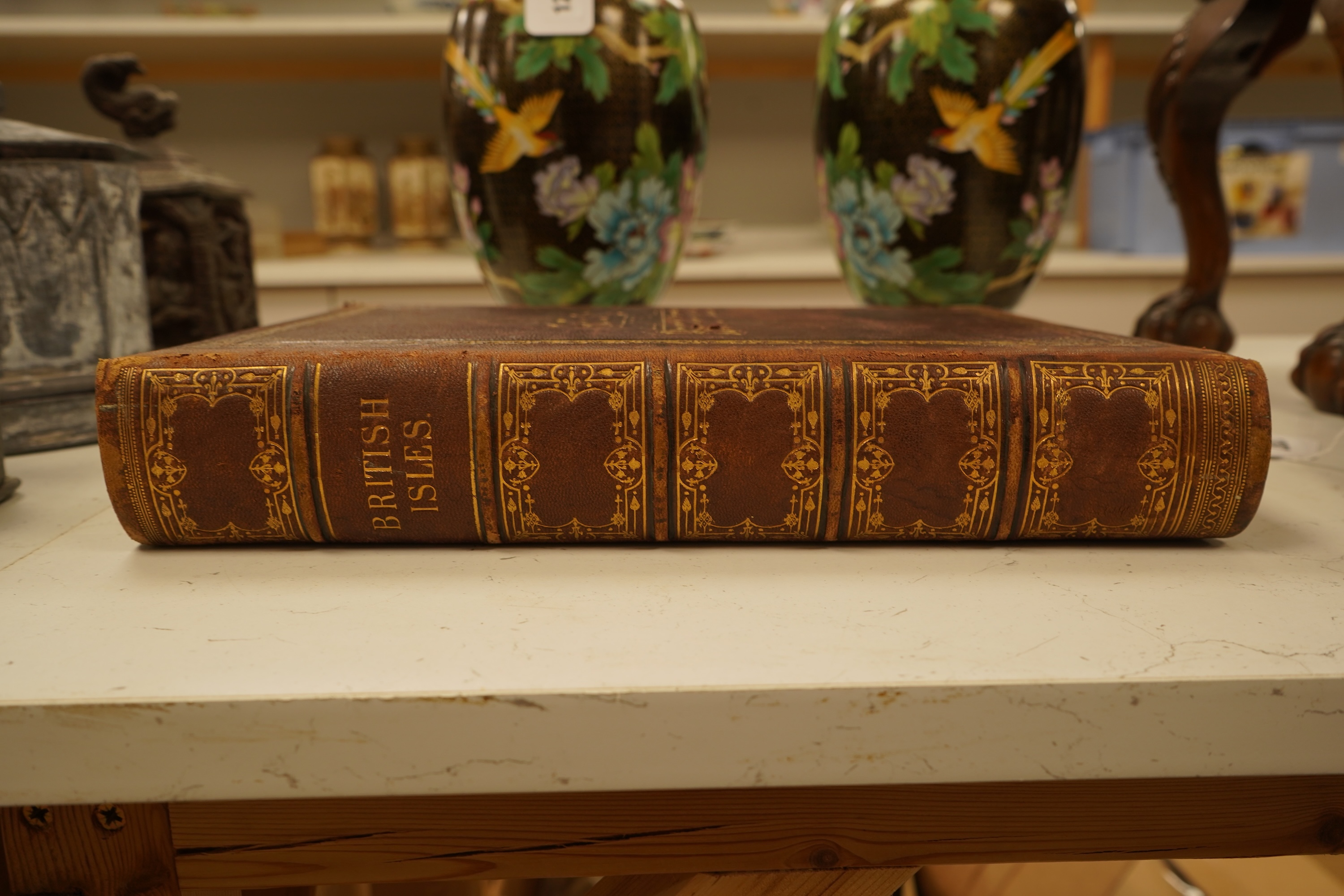 George W. Bacon, New Large Scale Atlas of the British Isles from the Ordnance Survey with Plan of Towns